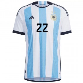Argentina L. MARTINEZ 22 Fotbollströjor Hemma tröja World Cup 2022 Kortärmad